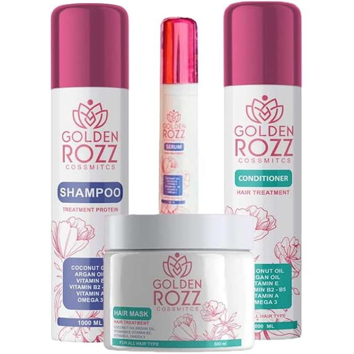 GOLDEN ROZZ cosmetics - hair care set of 4